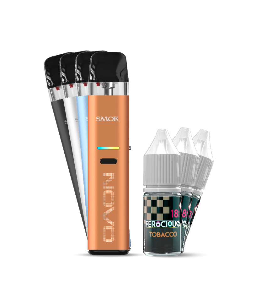 P10882 SMOK Novo Eco with 10ml Freebase Vape Pack