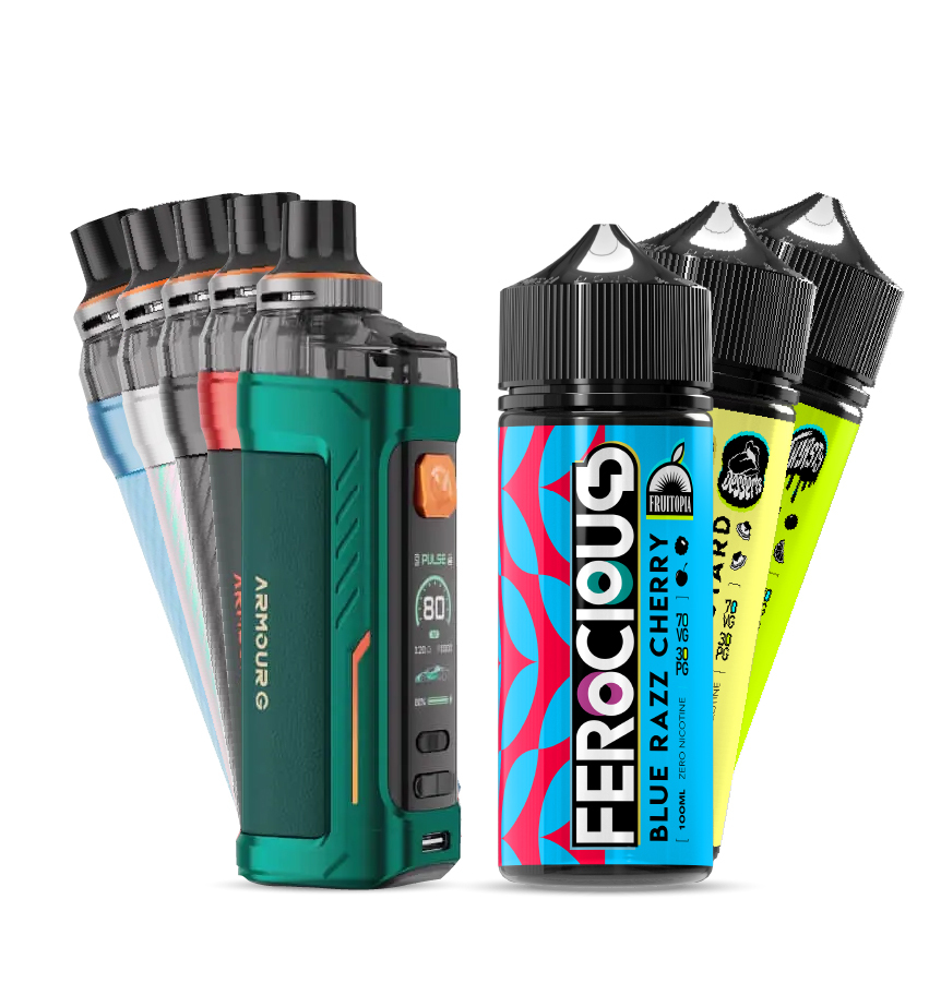P10881 Vaporesso Armour G with 70/30 Shortfill Vape Pack