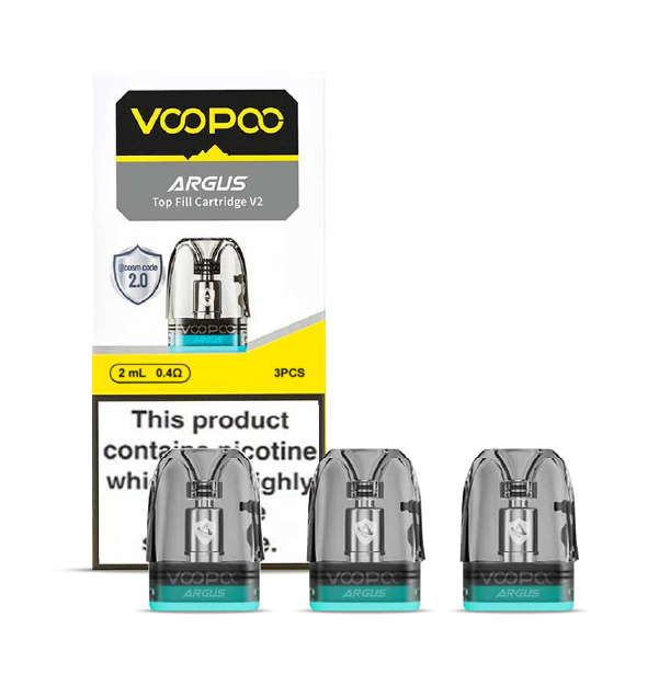 P10808 VOOPOO Argus V2 Replacement Pods 3-Pack