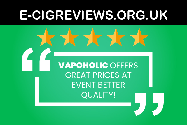 Vapoholic as reviewed by E-cigreviews