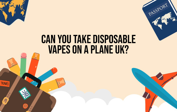 Can You Take Disposable Vapes On a Plane UK?
