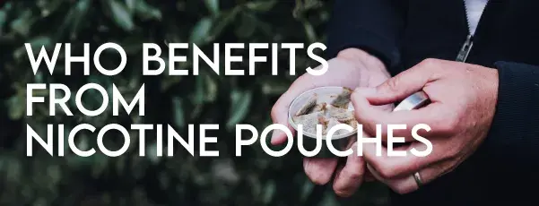 Who would want to try nicotine pouches images showing nic pouches in hands
