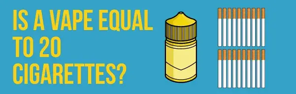 Is a Vape Equal to 20 Cigarettes?