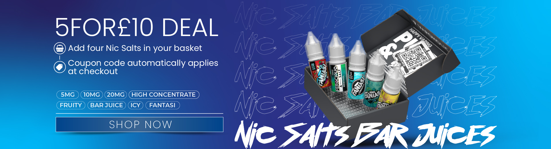 5 For &pound;10 Deal