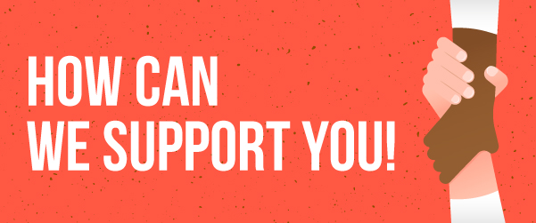 how can we support you graphic
