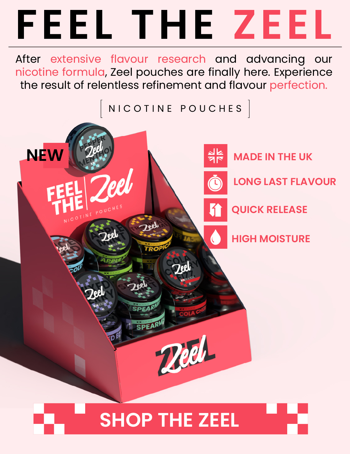 Zeel Nicotine Pouches Promo