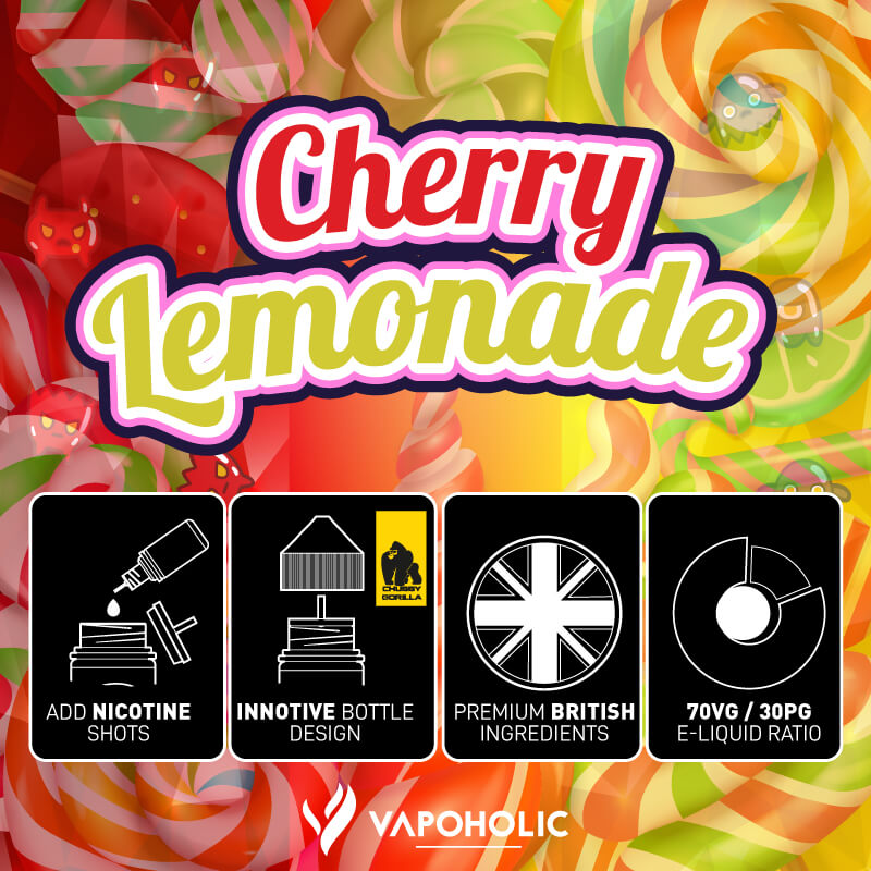 Cherry Lemonade 70/30 E-Liquid | Free UK Shipping Over £20