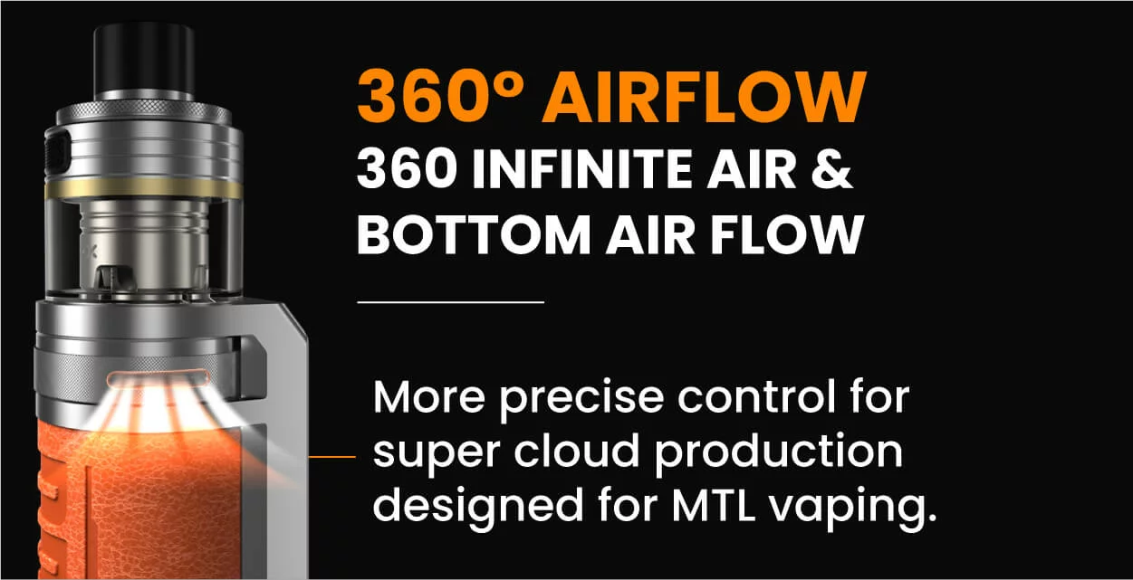 Drag X Pro 360 Airflow