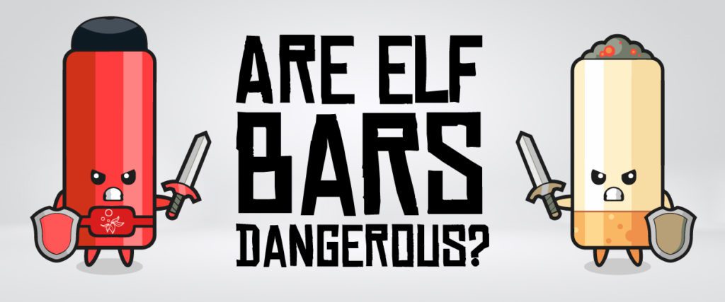 are Elf Bars bad for you? vape device and cigarette duel