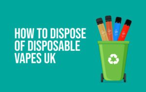 how to dispose of disposable vapes uk