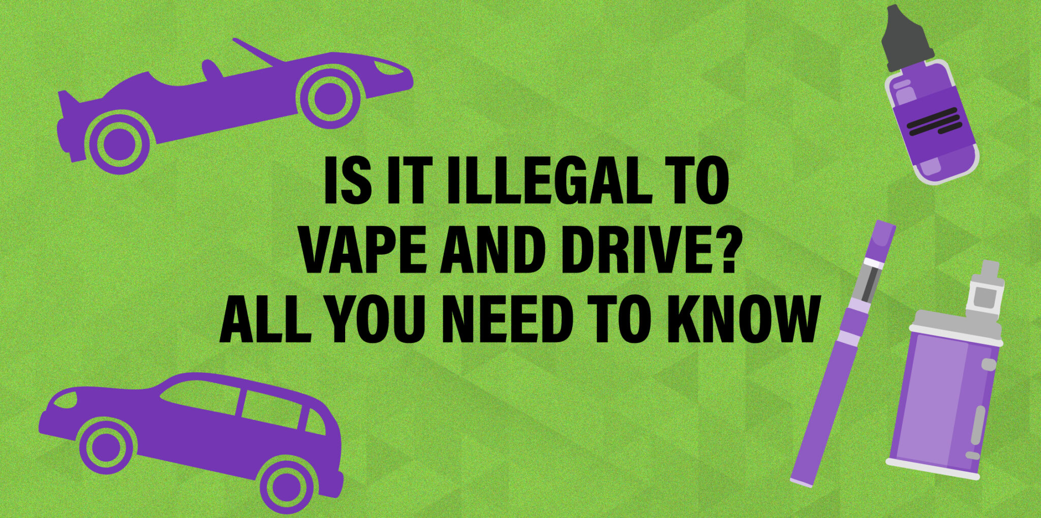 is it illegal to vape and drive
