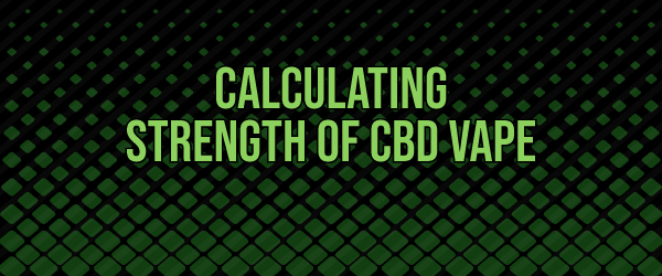 calcularing strength of cbd