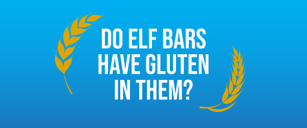 do elf bars have gluten