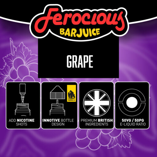 bar juice shortfill grape