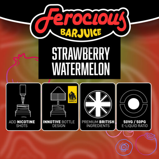 ferocious strawberry watermelon bar juice