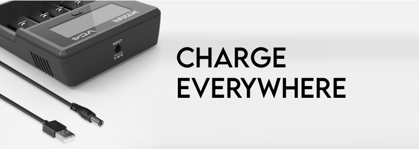 xtar vc4 usb charging