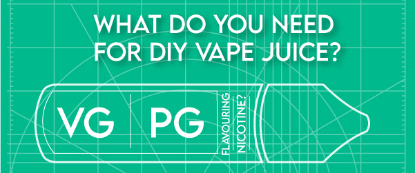 What Do You Need for DIY Vape Juice? graphic