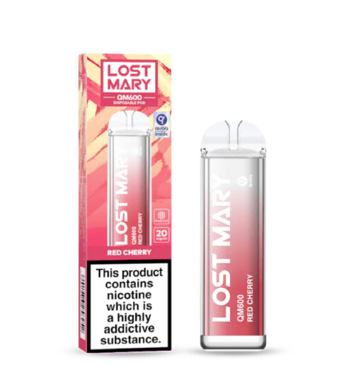 Red cherry lost mary qm600 disposable vape