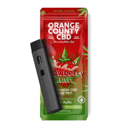 Strawberry kush orange county cbd disposable vape