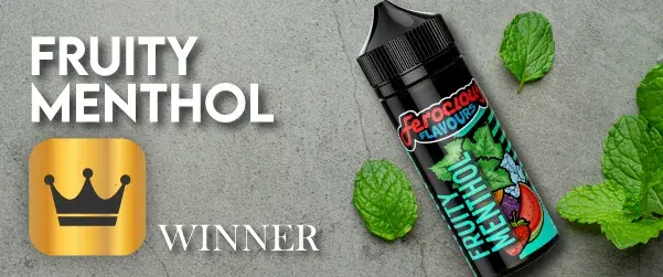 best menthol e liquid graphic - fruity menthol