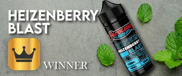 best menthol e liquid graphic - heizenberry blast