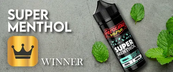 best menthol e liquid - super menthol graphic