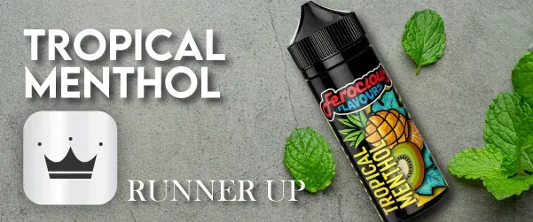 best menthol e liquid graphic - tropical menthol