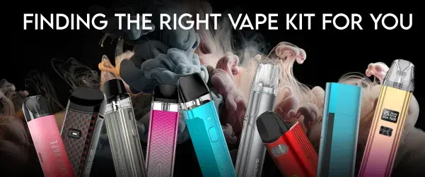finding the right vape kit for you graphic