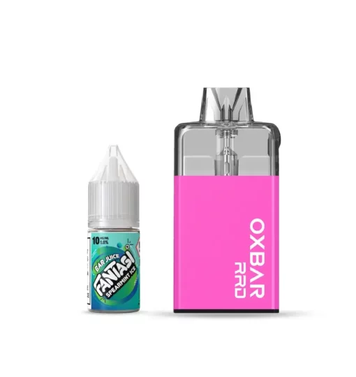 Image of OXbar rrd and Bar juice spearmint flavour
