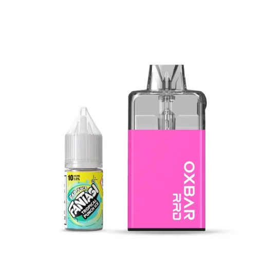 image of oxbar rrd and tropical punch bar juice