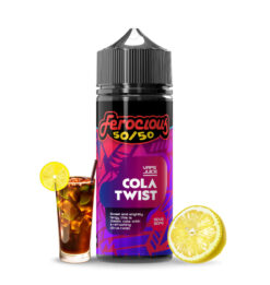 image of cola twist 100m shorfill eliquid 50/50 vape juice by ferocious