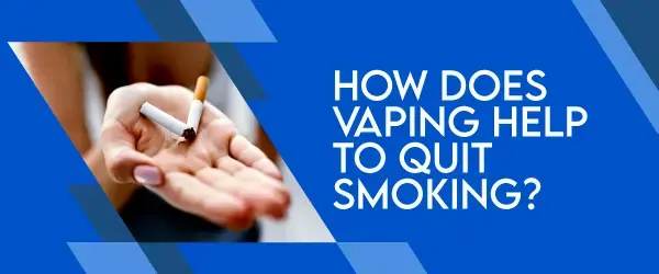 How does vaping help to quit smoking graphic