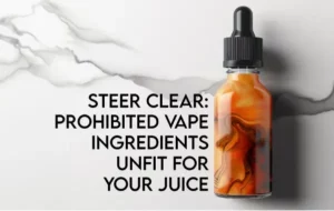 banned vape ingredients graphic of dangerous vape juice components