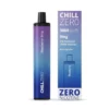 image of chill zero 300puf 0mg blueberry disposable