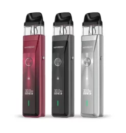 Image showing Vaporesso Xros pro in black red and silver