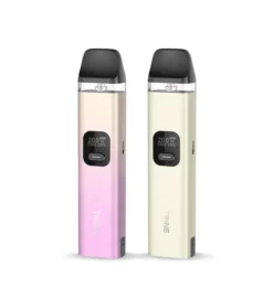 Image Showing Innokin Trine In unicorn pick gold and ivory white