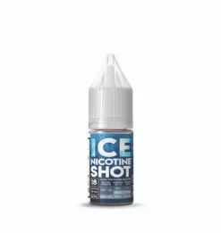 Image showing 10ml ice nic shot salt nicotine with ice kick