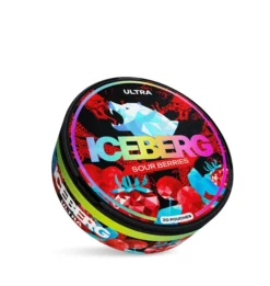 Image showing iceber nicotine pouches sour berries flavour