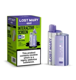 Image of lost mary 4 in 1 berry edition prefilled vape pod device