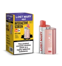 image of lost mary 4 in 1 fruits edition prefilled vape pod device